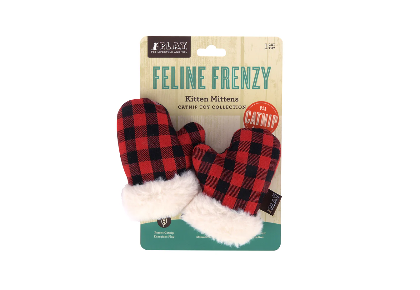 Feline Frenzy Kitten Mittens Toy Set - Image 5