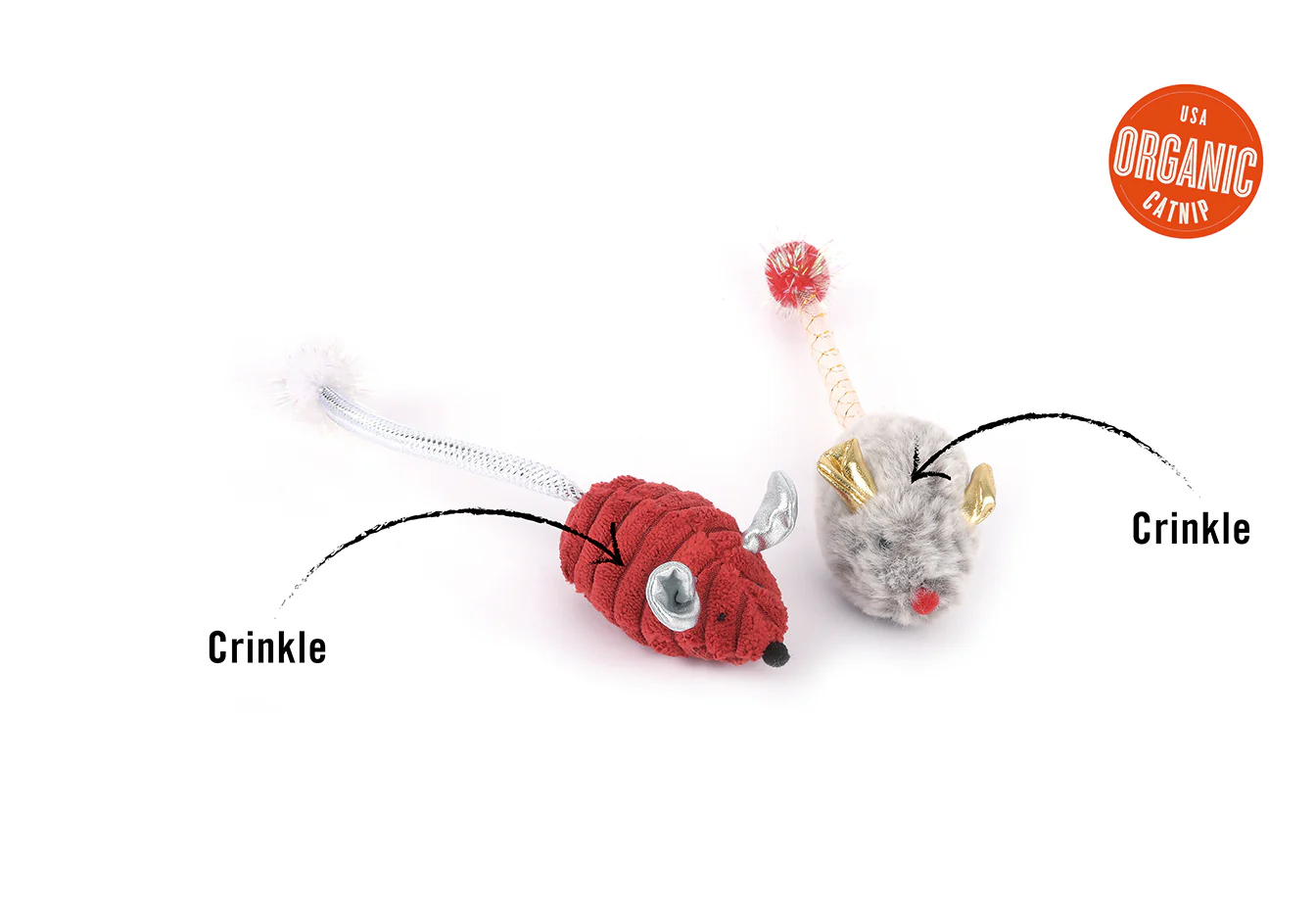 Feline Frenzy Twice As Mice Toy Set - Image 2